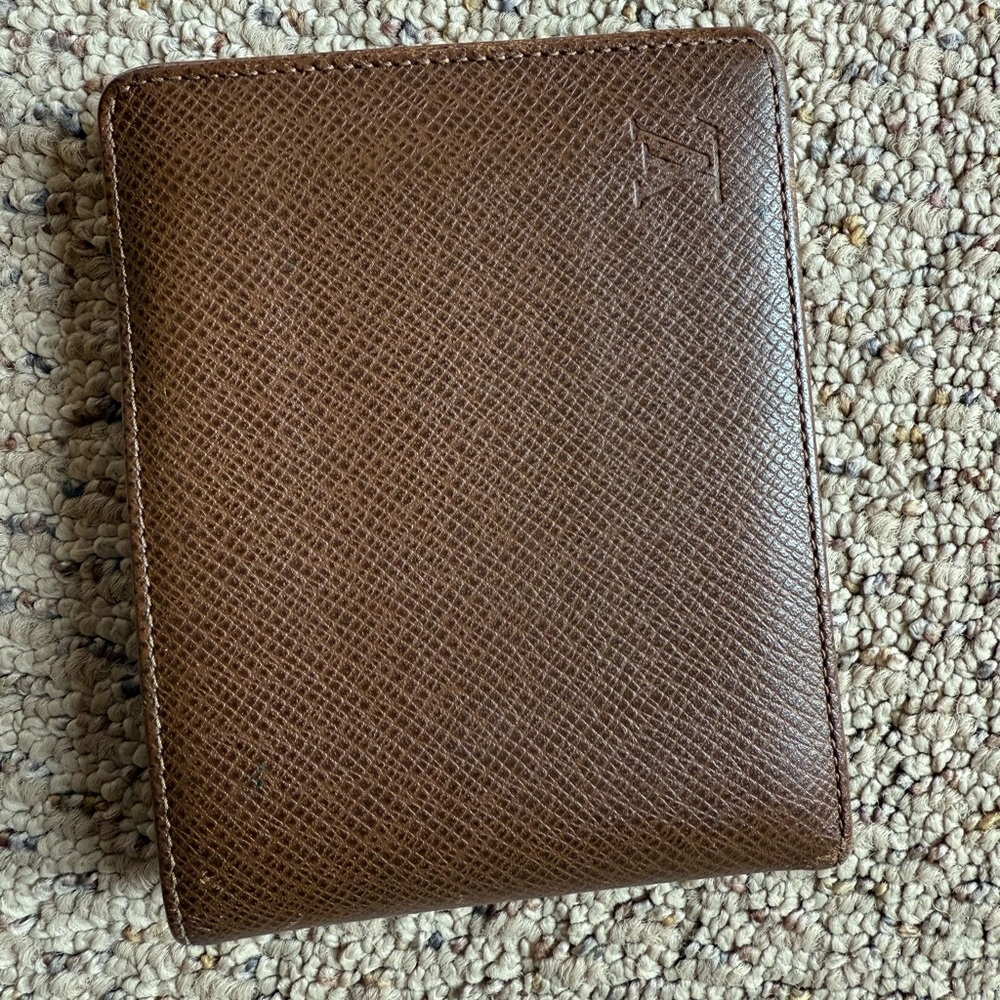 Louis Vuitton Textured Brown Wallet